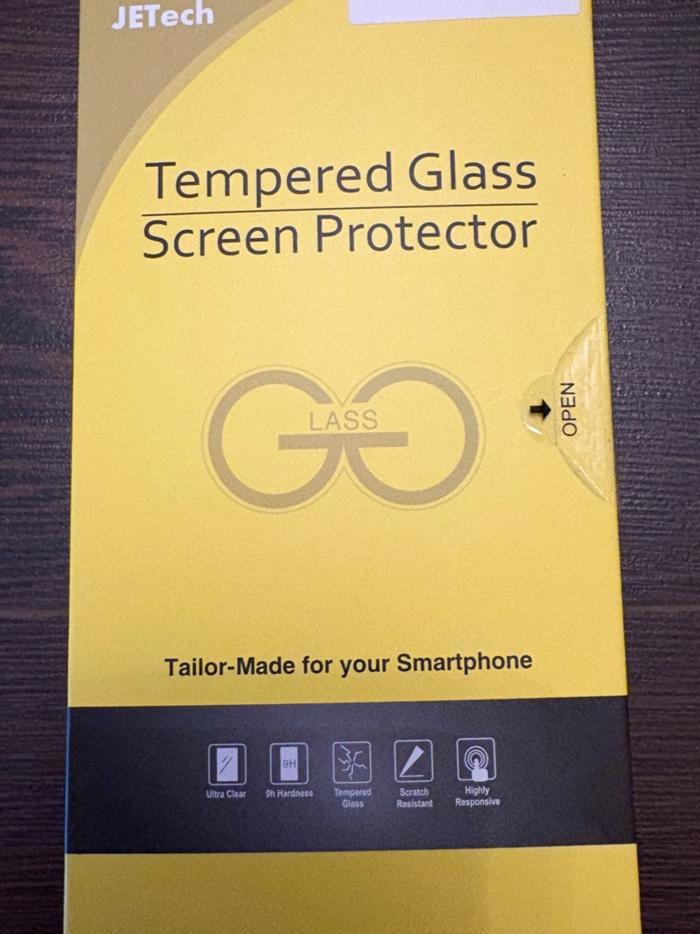 Jetech Tempered Glass Screen Protector for IPhone 6.1” screen
